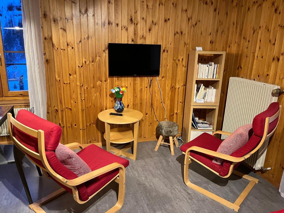 Au Village D'Evolene, Tres Joli Studio Calme Et Ensoleille ภายนอก รูปภาพ